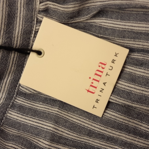 NWT, Trina Turk Santa Barbara Chambray Dress - Picture 11 of 14